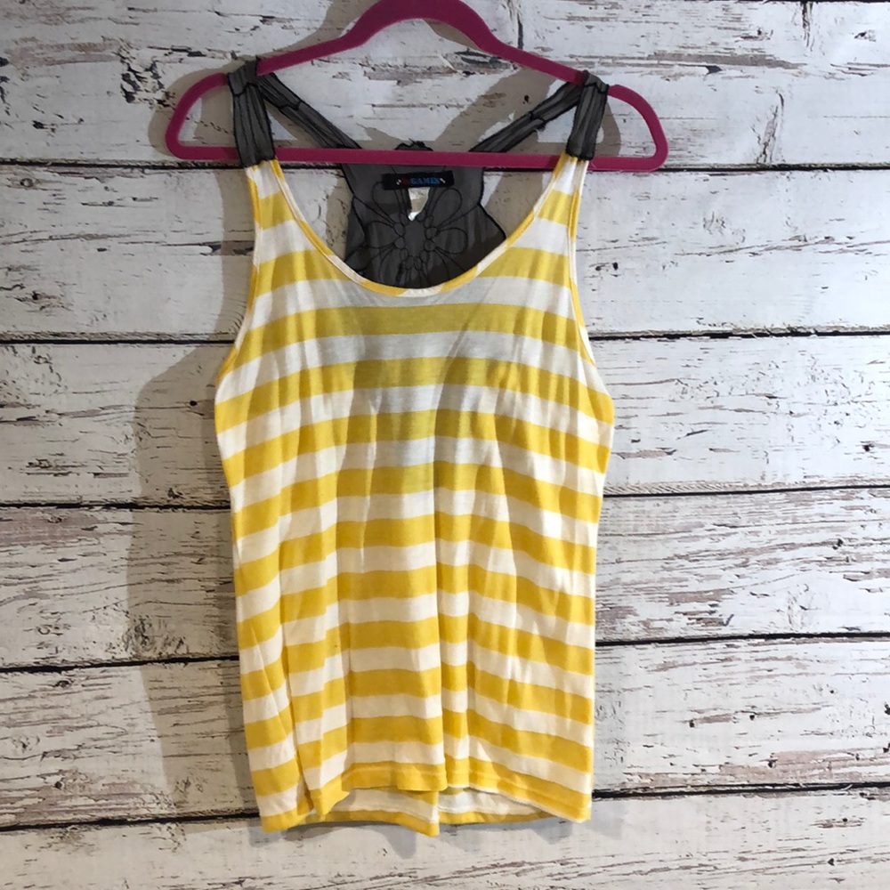 Tank top with back embellishment